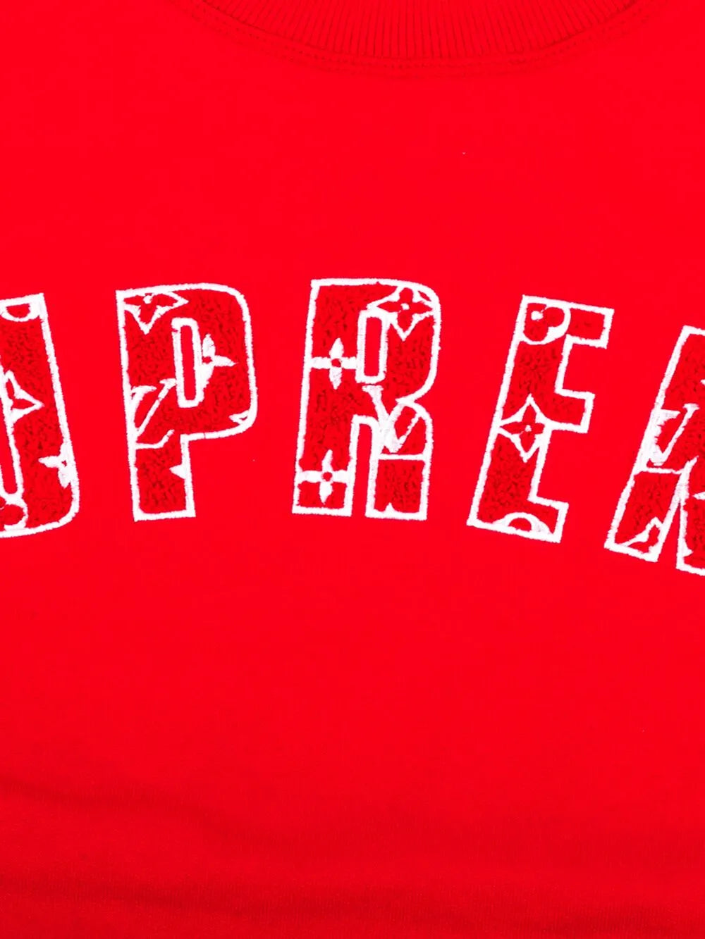 Supreme Arc Logo Sweatshirt "Louis Vuitton X Supreme" sweatshirt - Rojo - imagen 3