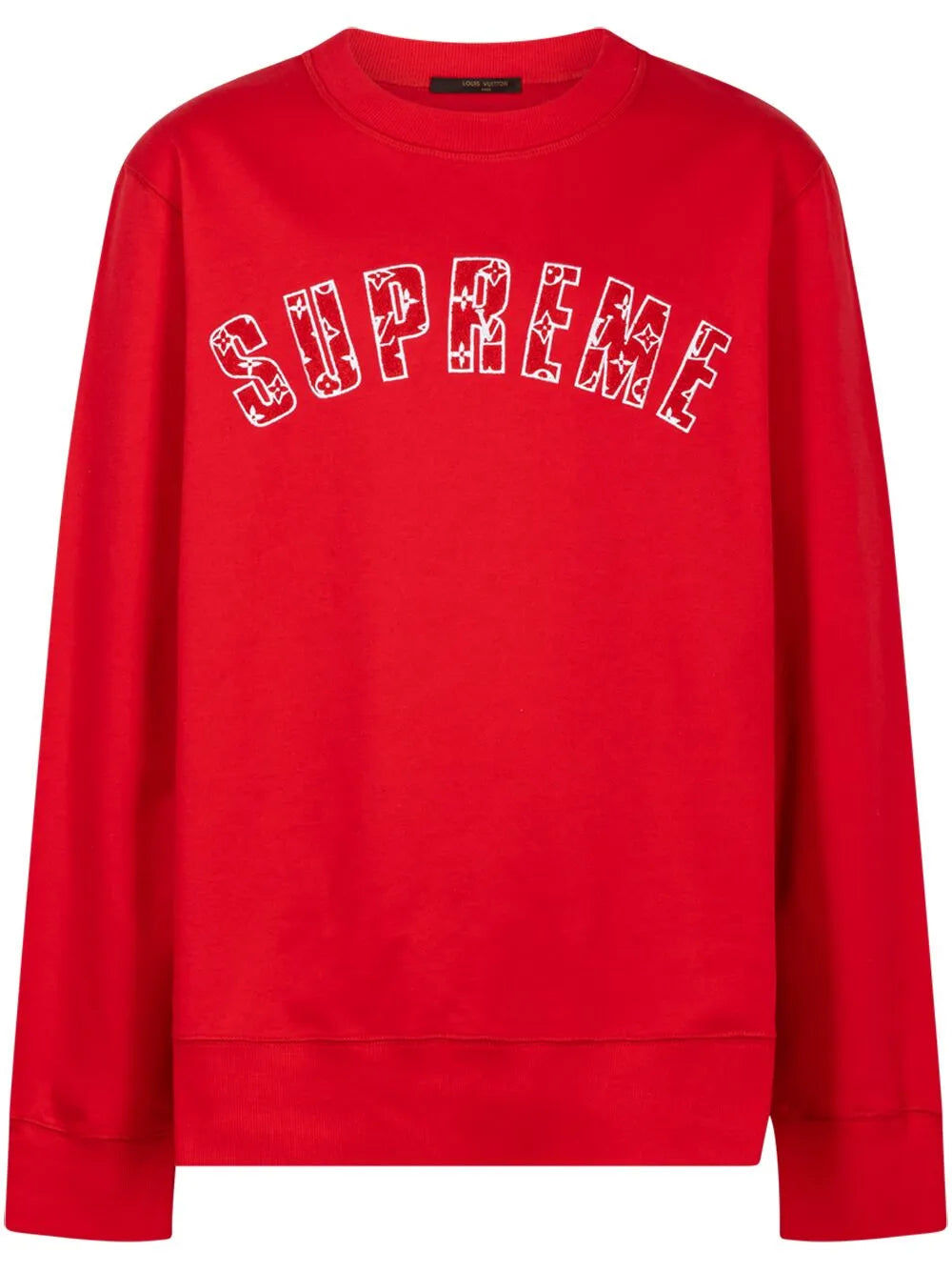 Supreme Arc Logo Sweatshirt "Louis Vuitton X Supreme" sweatshirt - Rojo - imagen 1