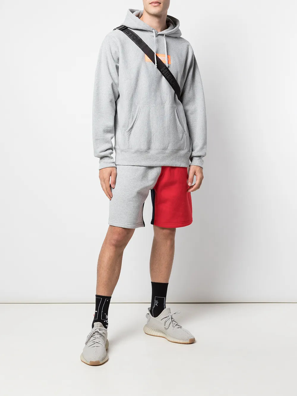 Supreme sudadera con capucha y logo - Gris - imagen 2