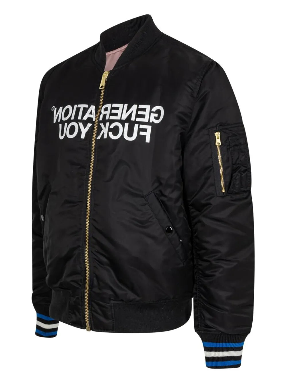 Supreme chamarra Reversible MA-1 - Negro - imagen 3