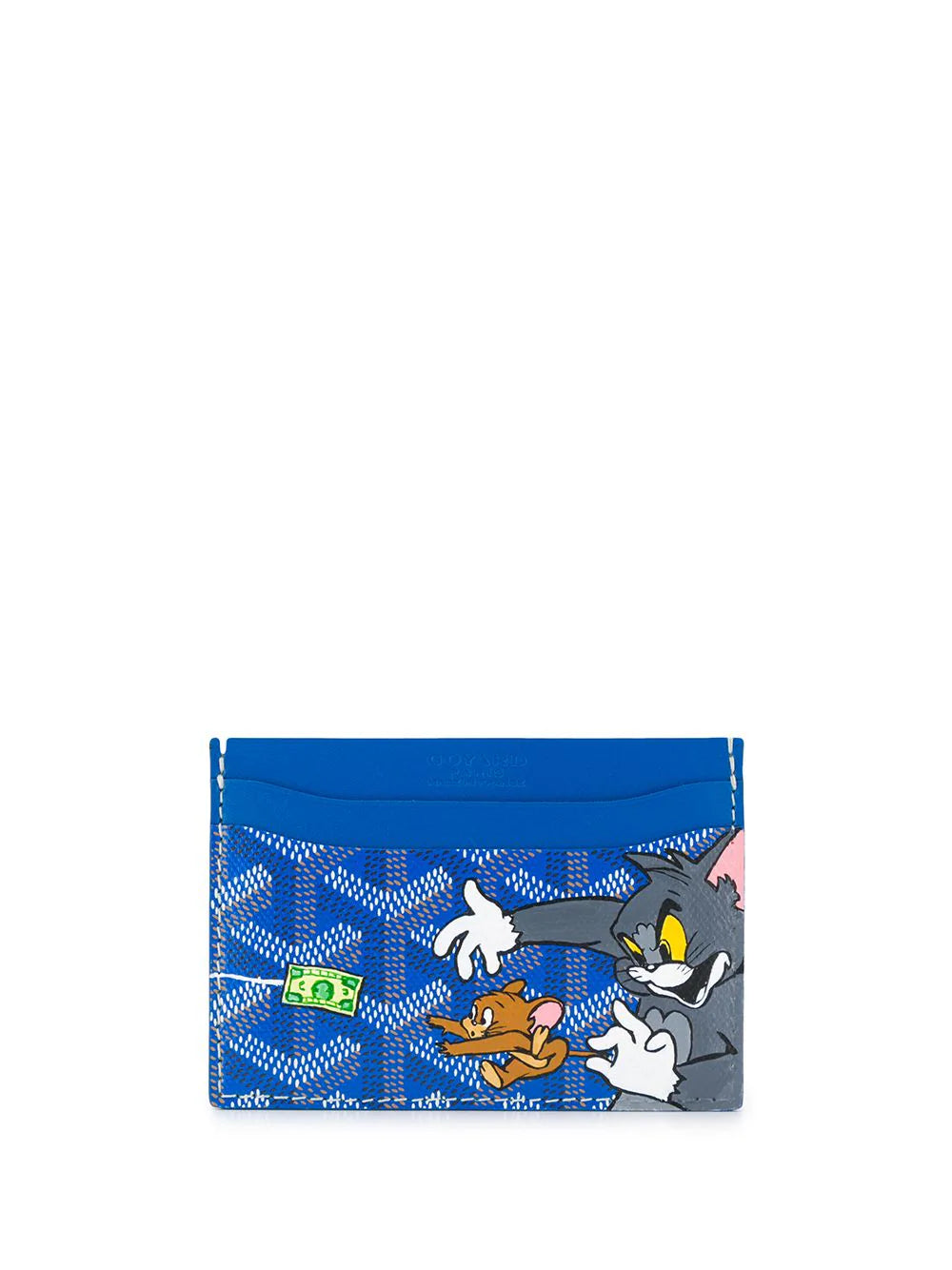Goyard tarjetero con estampado de Tom y Jerry