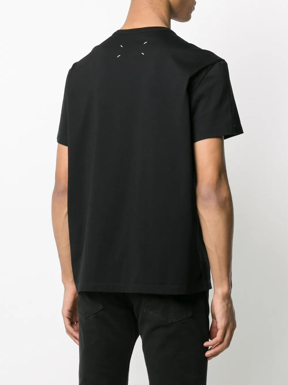 Maison Margiela playera con logo distorsionado - Negro - imagen 4