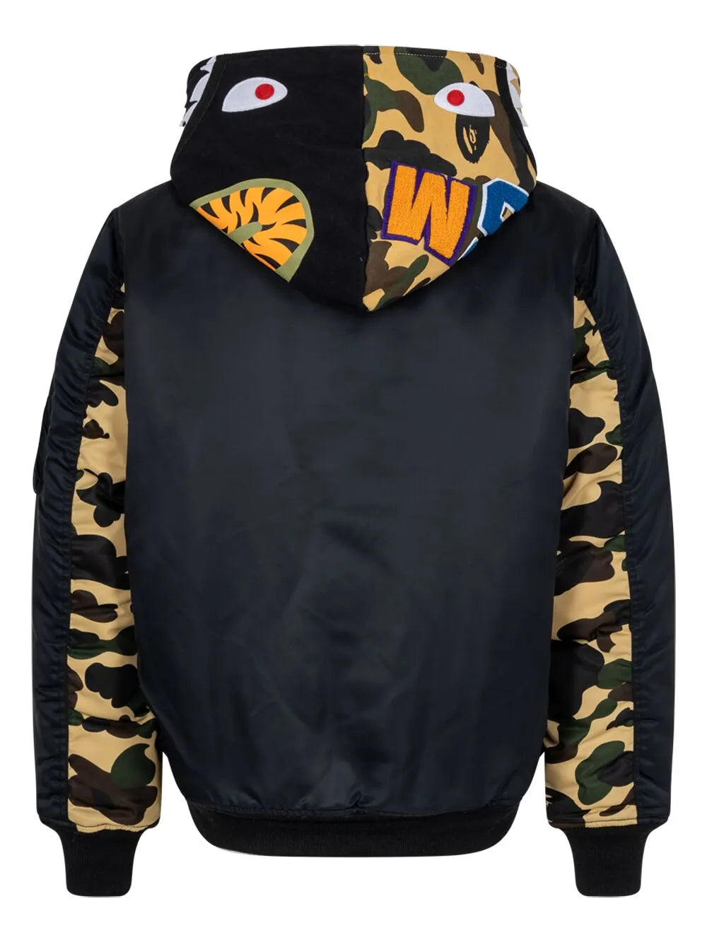 A BATHING APE® chamarra bomber Shark Hoodie MA-1