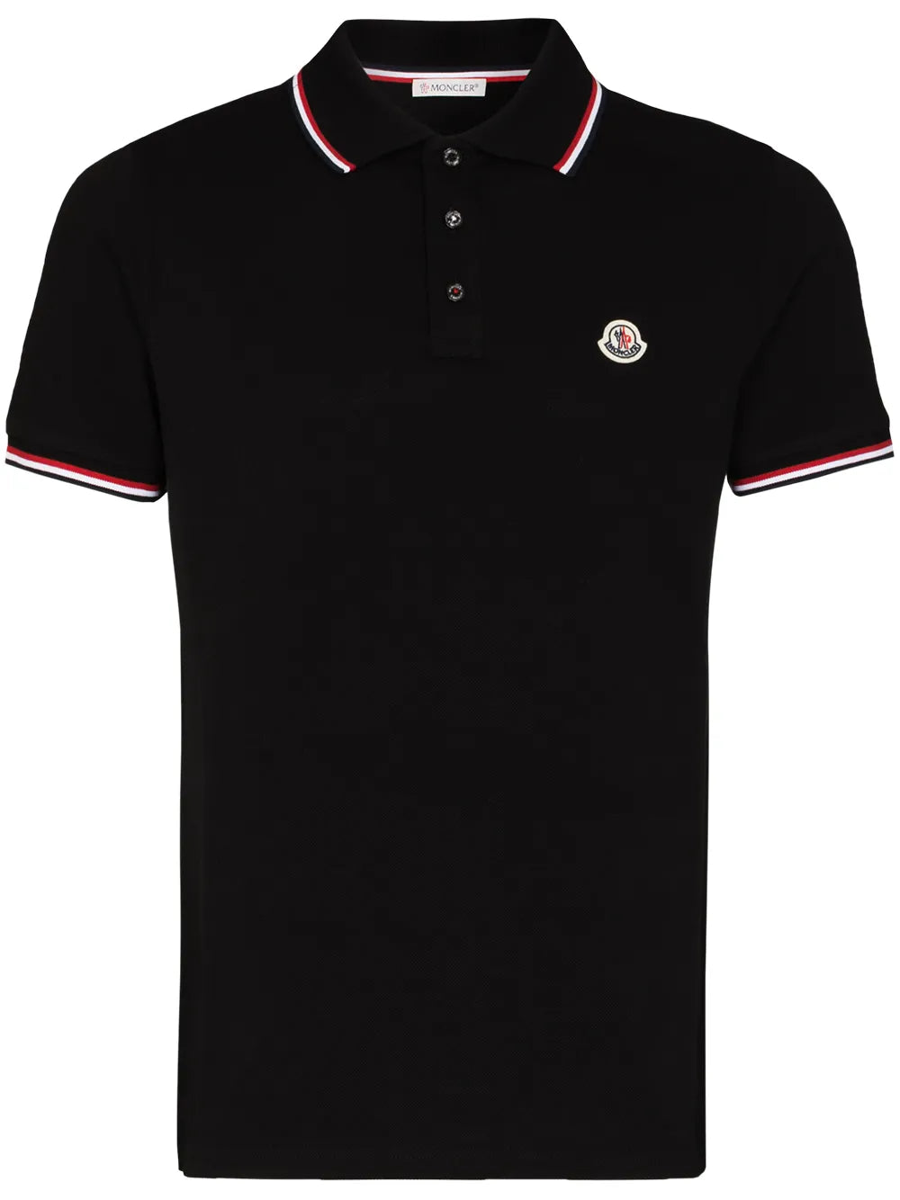 Moncler playera tipo polo con logo