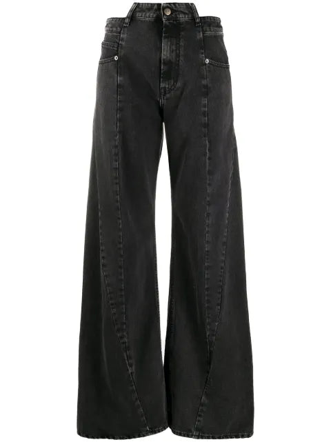 Maison Margiela jeans con cintura asimétrica y cinco bolsillos - imagen 1