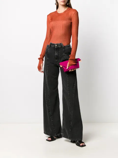 Maison Margiela jeans con cintura asimétrica y cinco bolsillos - imagen 2