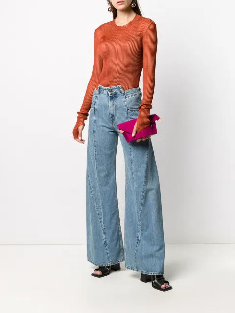 Maison Margiela jeans anchos con paneles - imagen 2