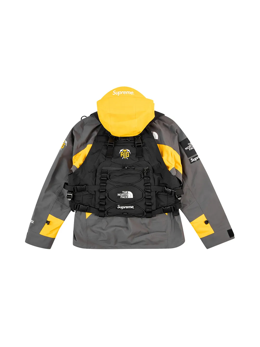 Supreme chamarra RTG de supreme x The North Face - Amarillo - imagen 2
