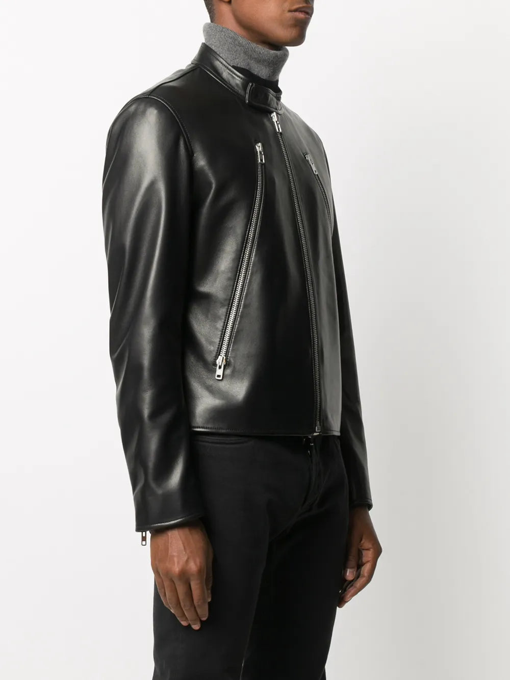 Maison Margiela chamarra con cierre - Negro - imagen 3