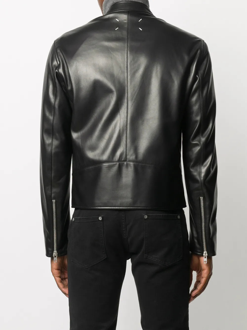 Maison Margiela chamarra con cierre - Negro - imagen 4
