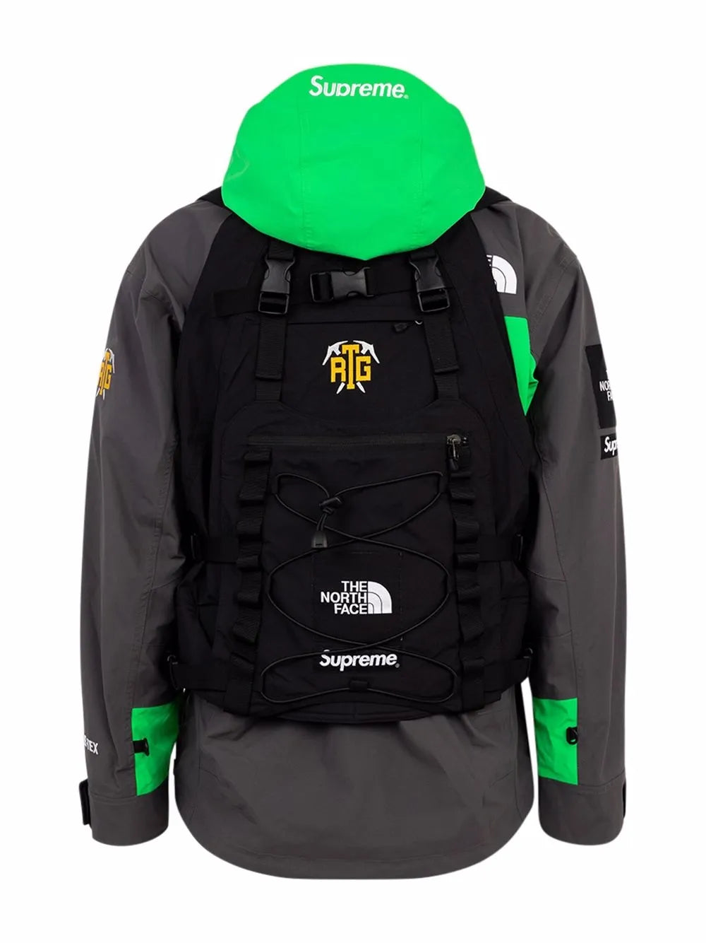 Supreme chamarra con cierre de Supreme x The North Face - Negro - imagen 2