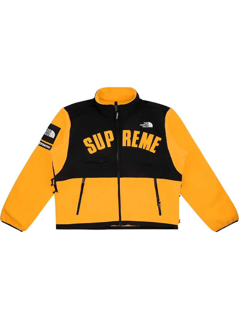 Supreme chamarra de lana con logo Arc de Supreme x The North Face - Amarillo - imagen 1