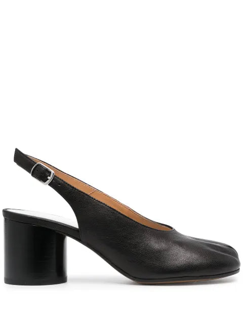 Maison Margiela zapatillas Tabi con tacón de 60mm - Negro - vista 1