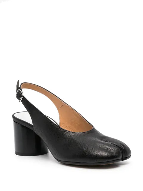 Maison Margiela zapatillas Tabi con tacón de 60mm - Negro - vista 2