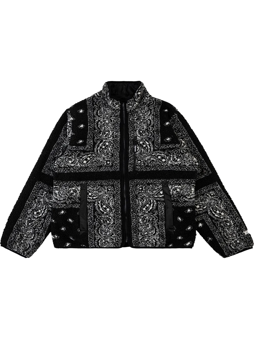 Supreme chamarra reversible de tejido polar - Negro - imagen 1