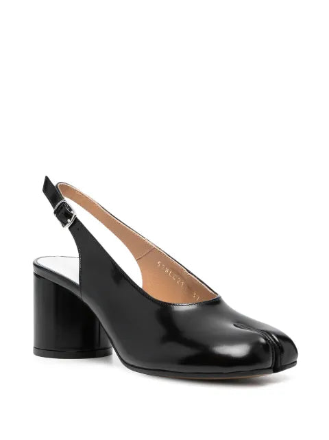 Maison Margiela zapatillas Tabi con tacón de 70mm - Negro - vista 2