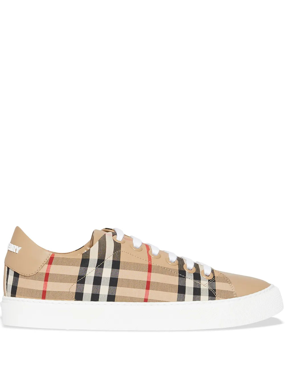 Burberry tenis con motivo Vintage Check Mujer