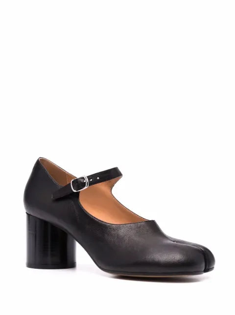 Maison Margiela zapatos estilo Mary Jane Tabi con tacón de 60mm - Negro - vista 2