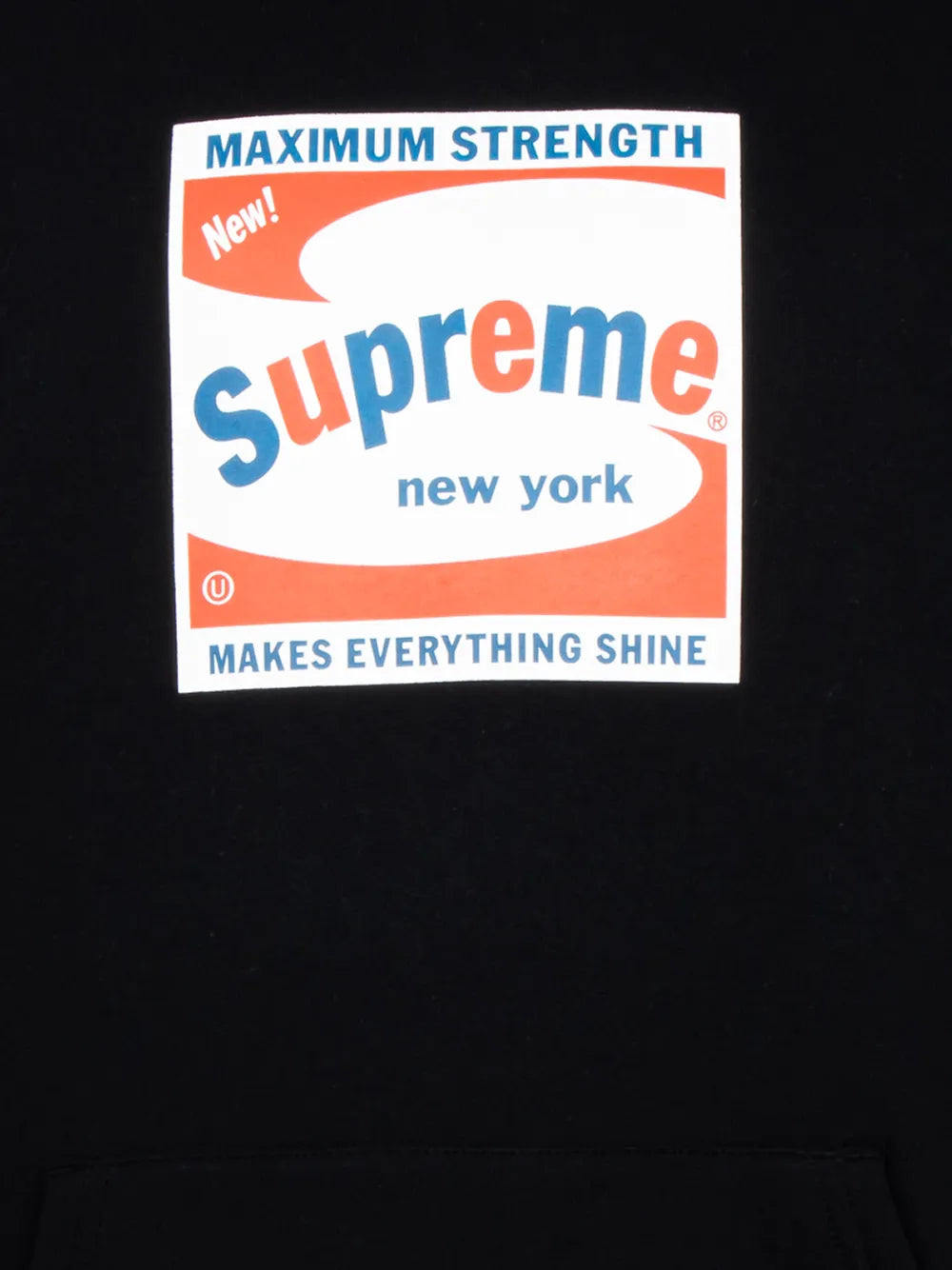 Supreme hoodie con logo Shine - Negro - imagen 3