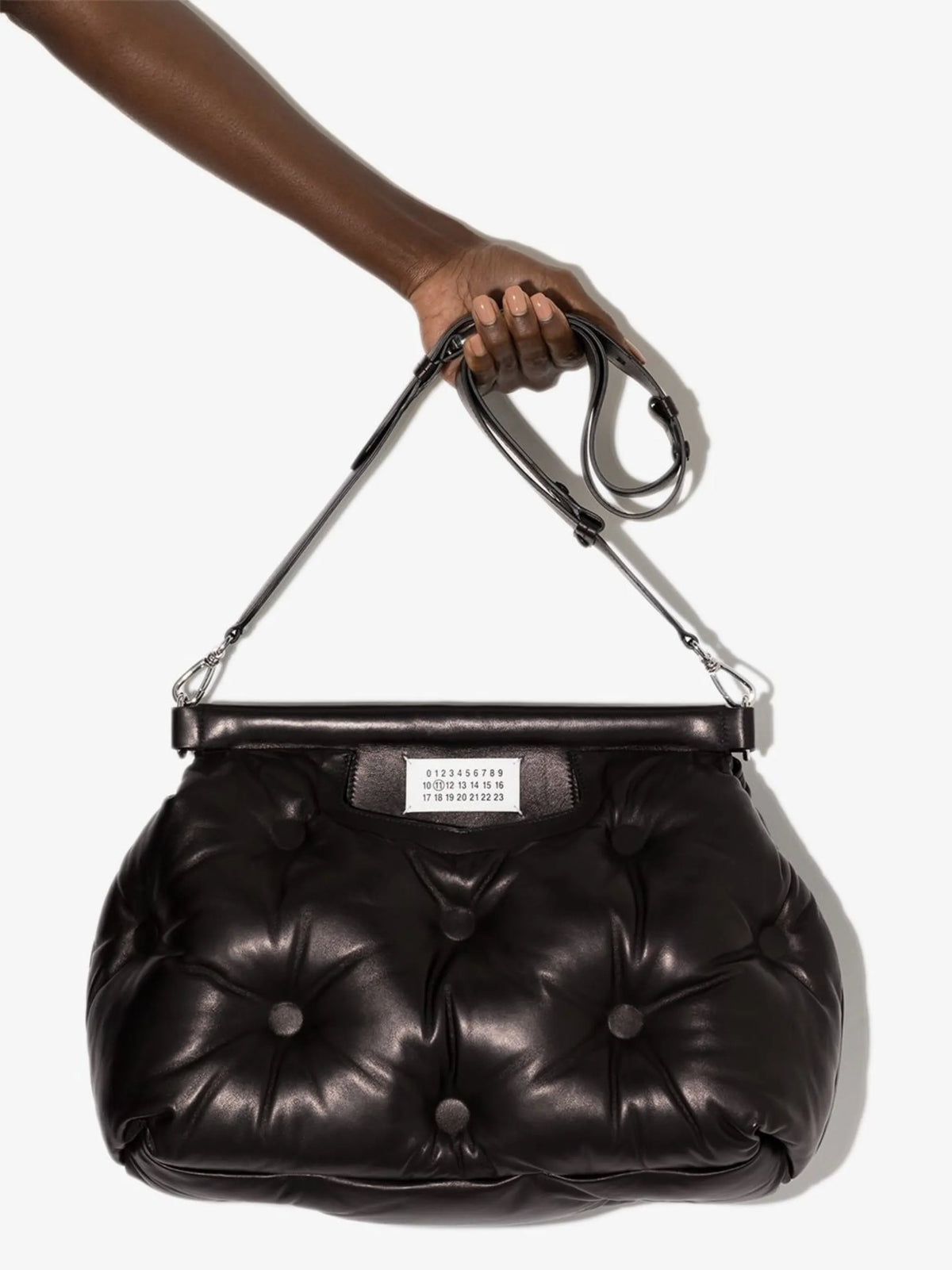 Maison Margiela bolsa de hombro Glam Slam Classique mediana - Negro - imagen 4