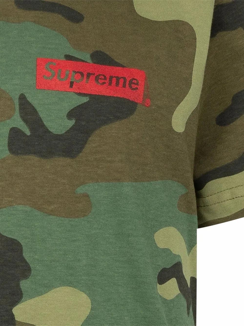 Supreme playera Spiral con estampado militar - Verde - imagen 3