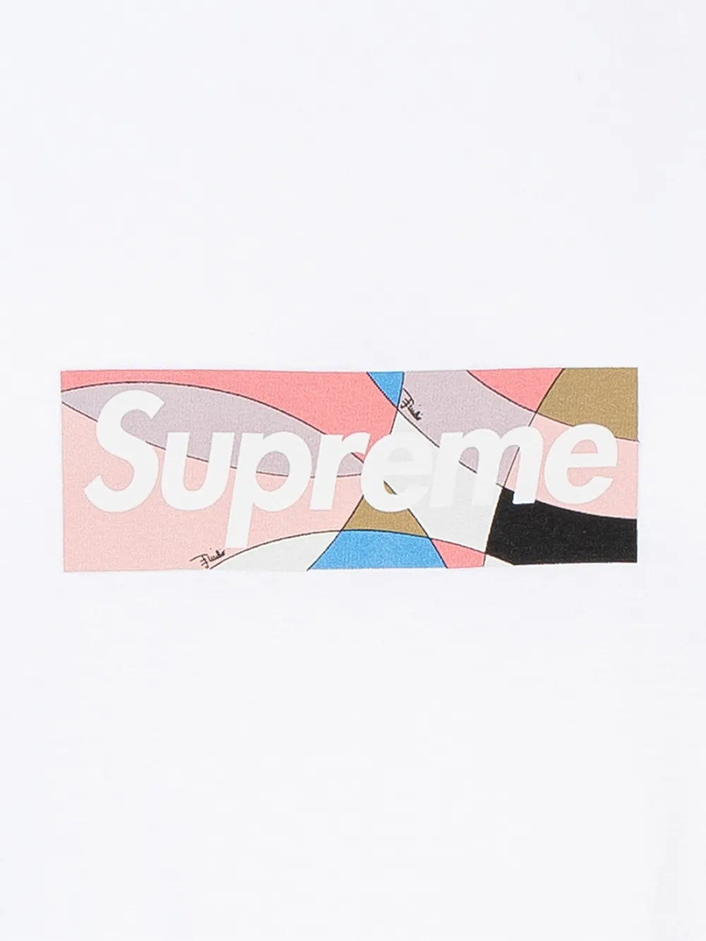 Supreme playera con logo de Supreme x Emilio Pucci - Blanco - imagen 3