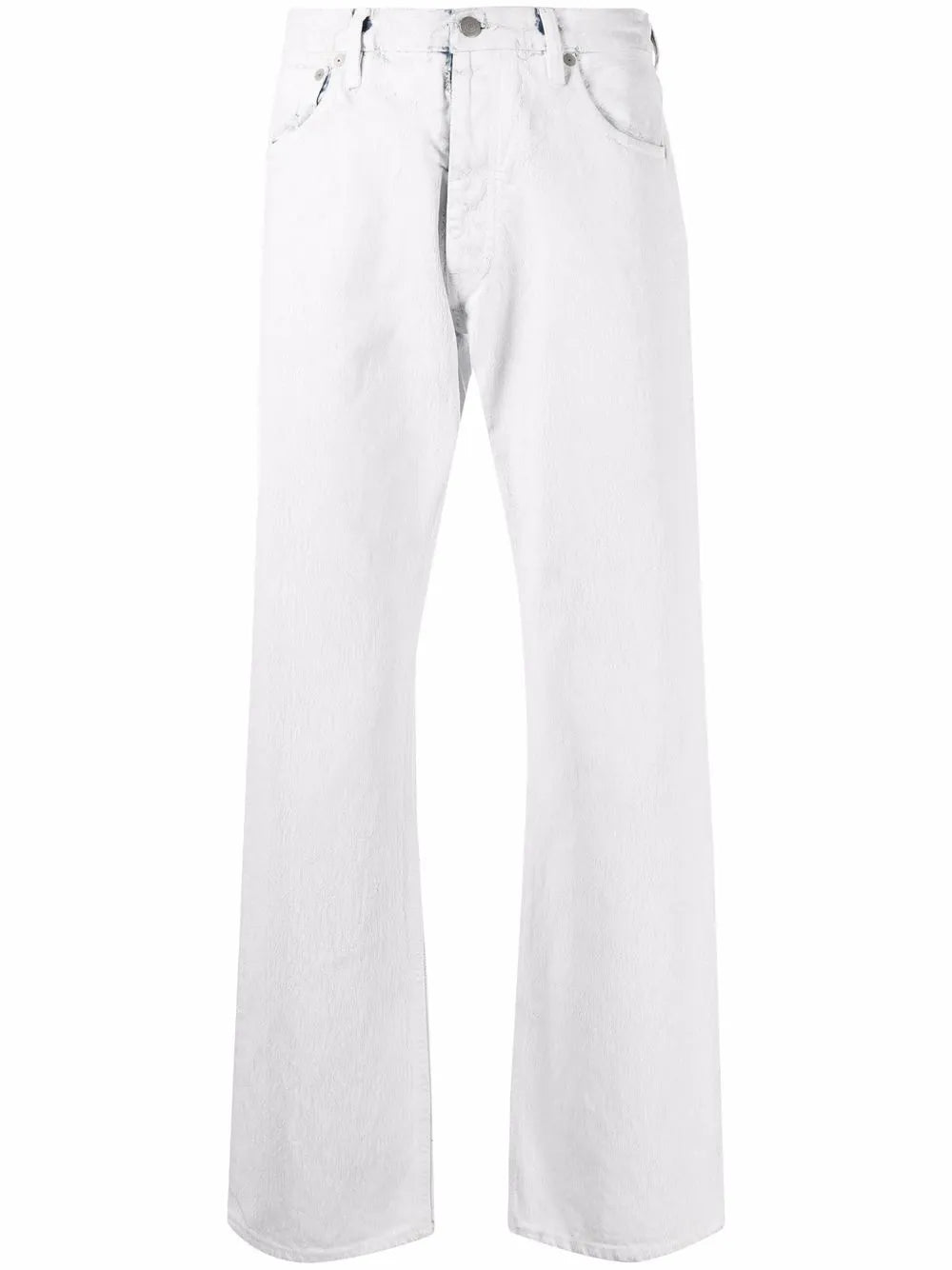 Maison Margiela jeans rectos con tiro medio - Blanco - imagen 1