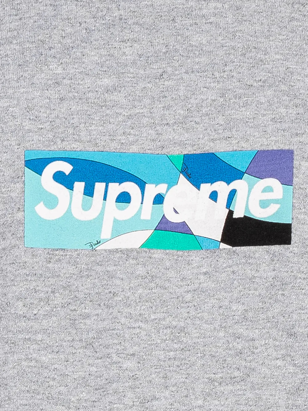 Supreme playera con logo de Supreme x Emilio Pucci - Gris - imagen 3