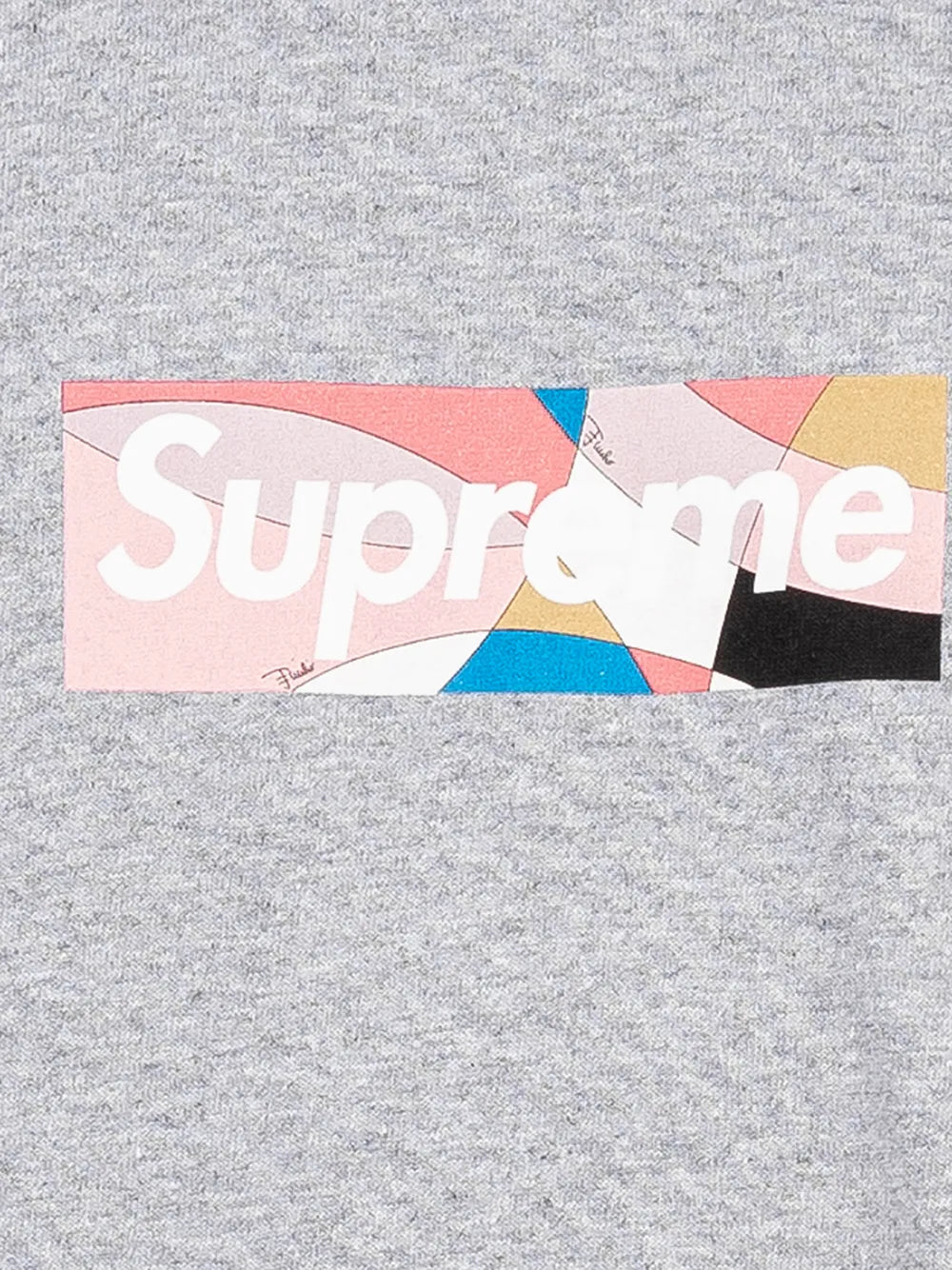 Supreme playera con logo de Supreme x Emilio Pucci - Gris - imagen 3