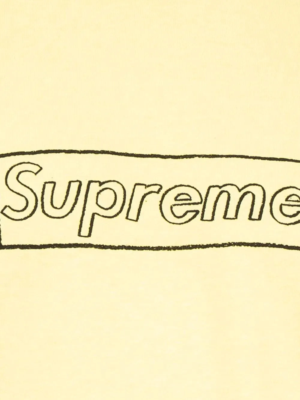 Supreme playera Chalk de x Jean Paul Gaultier x KAWS - Amarillo - imagen 3