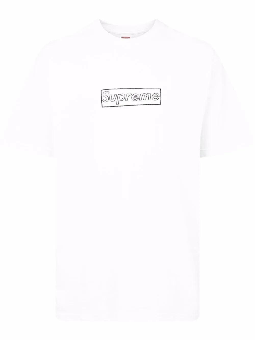 Supreme playera Chalk Logo de SUPREME x Kaws - Blanco - imagen 1
