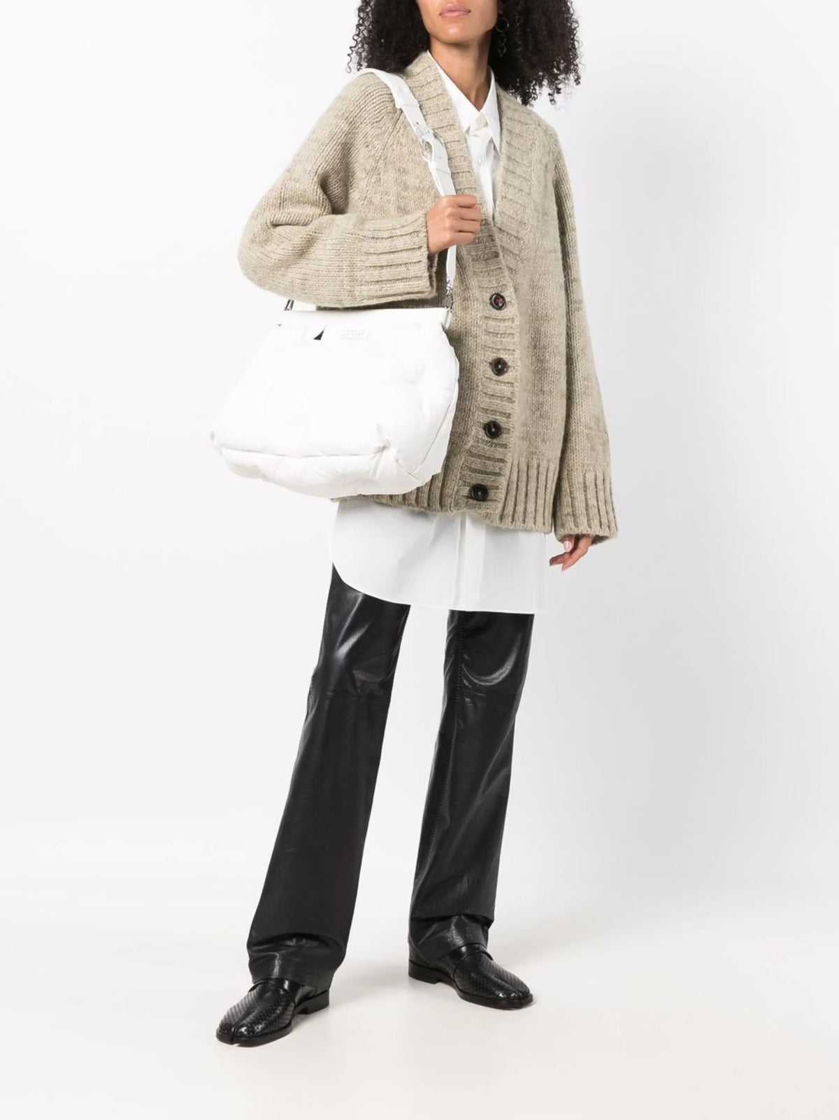 Maison Margiela bolsa de hombro Glam Slam Classique mediana - Blanco - imagen 2