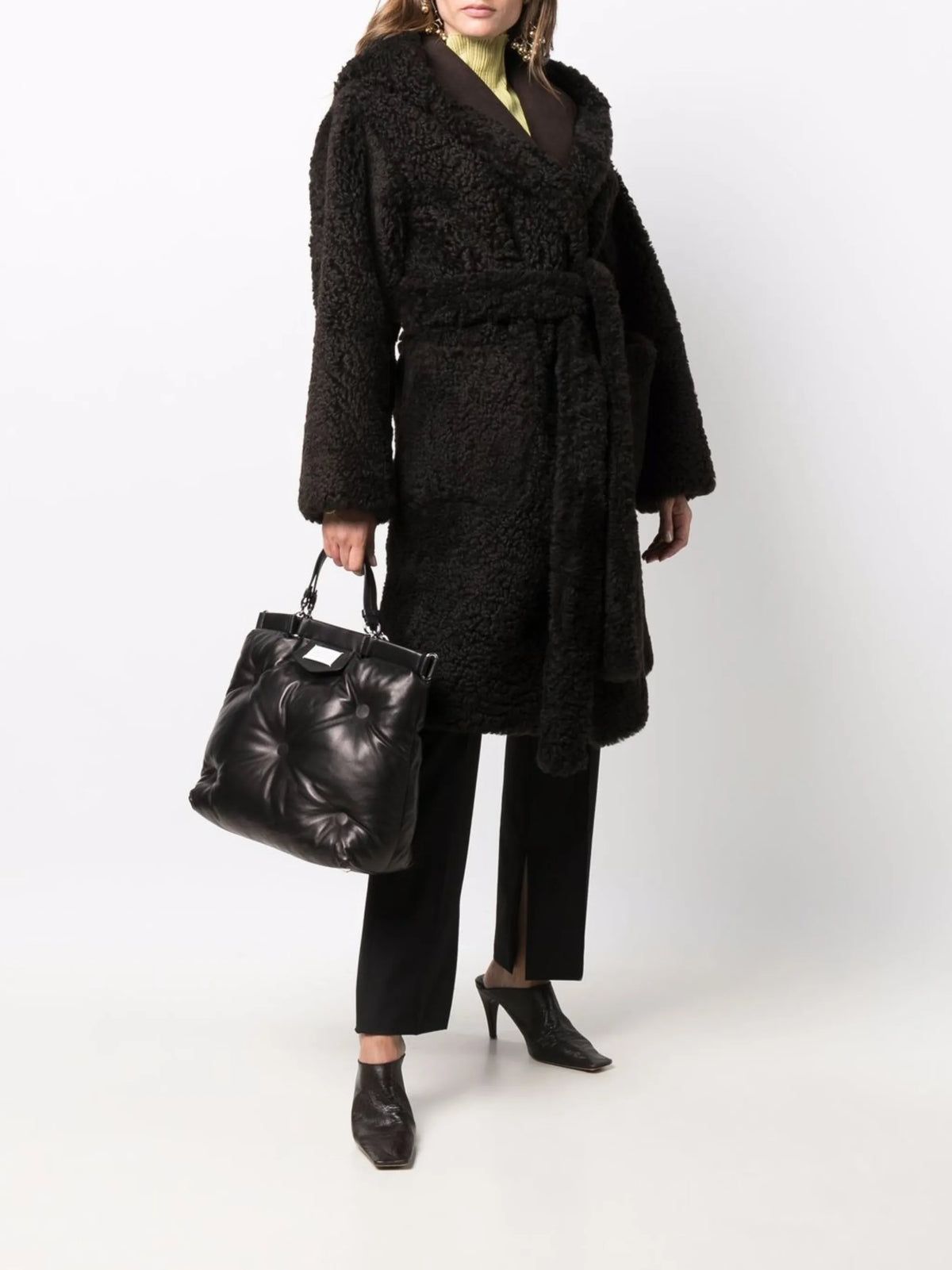 Maison Margiela tote Glam Slam mediana - Negro - imagen 2