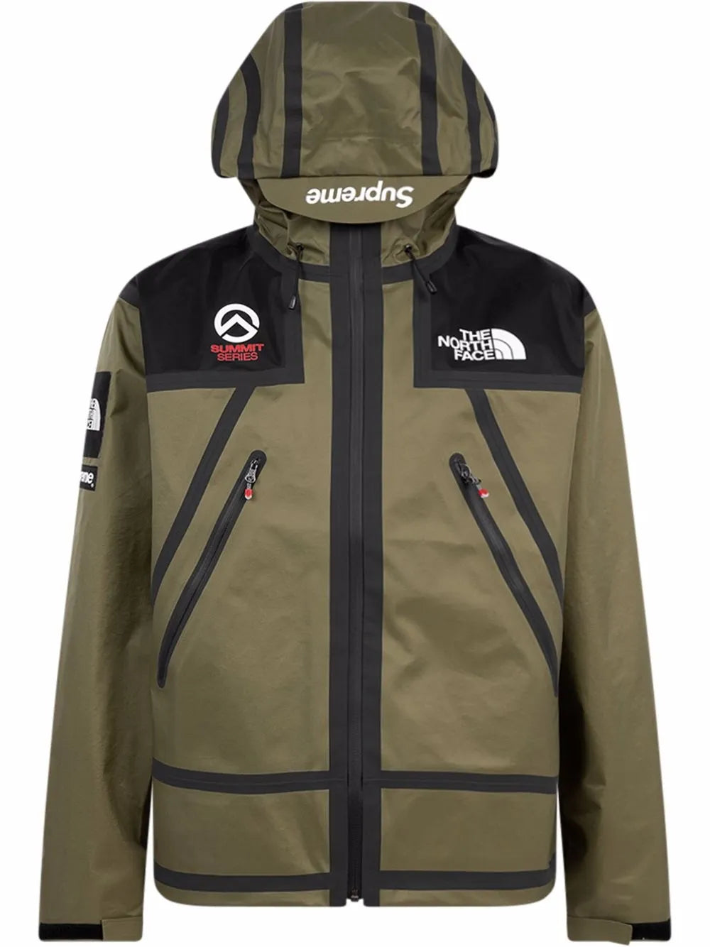 Supreme chamarra con franja de SUPREME x The North Face - Verde - imagen 1