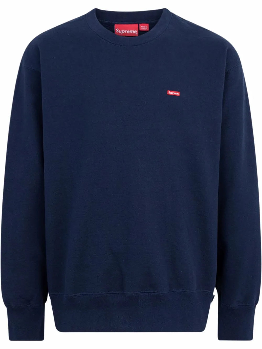 Supreme sudadera con cuello redondo y logo pequeño - Azul - imagen 1