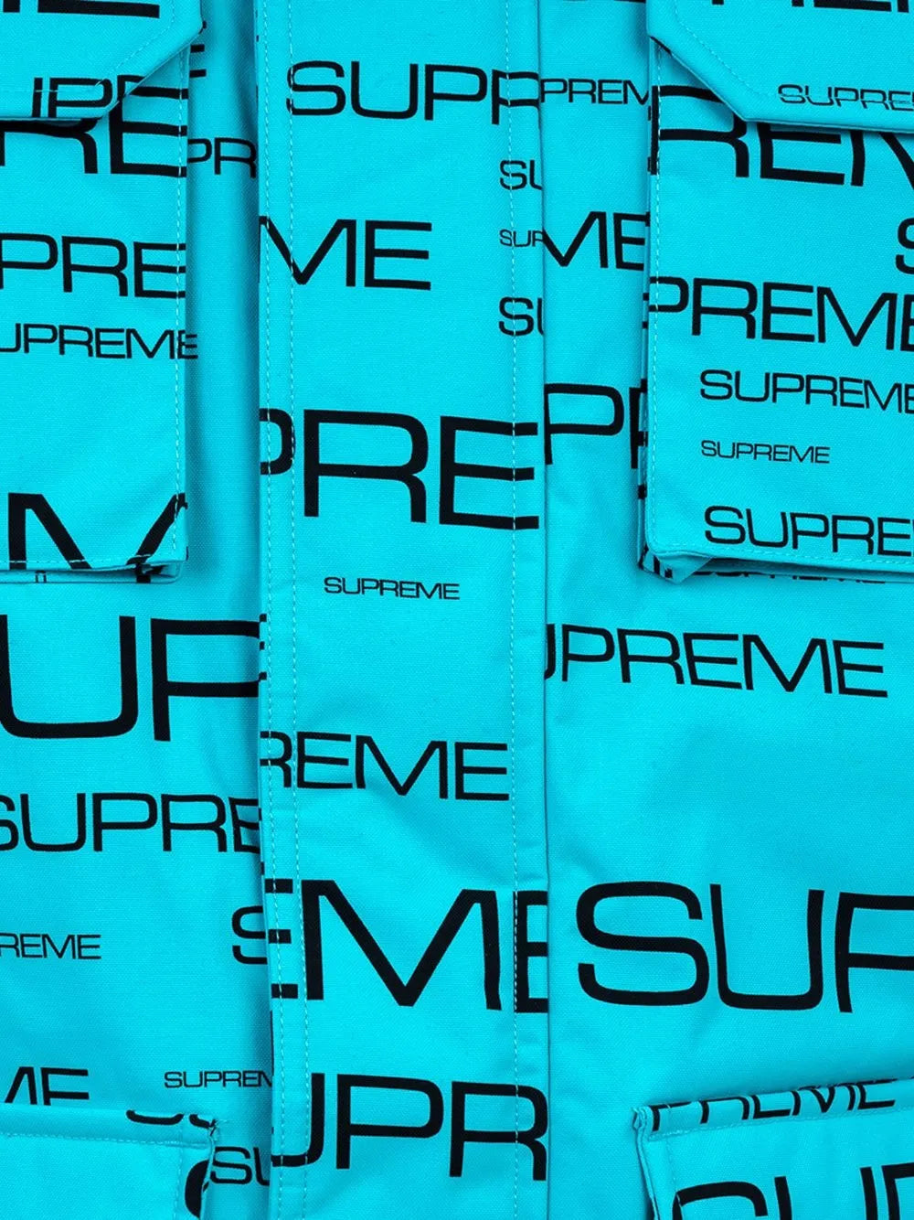 Supreme parka capitonada Coldworks de Supreme x The North Face - Azul - imagen 3