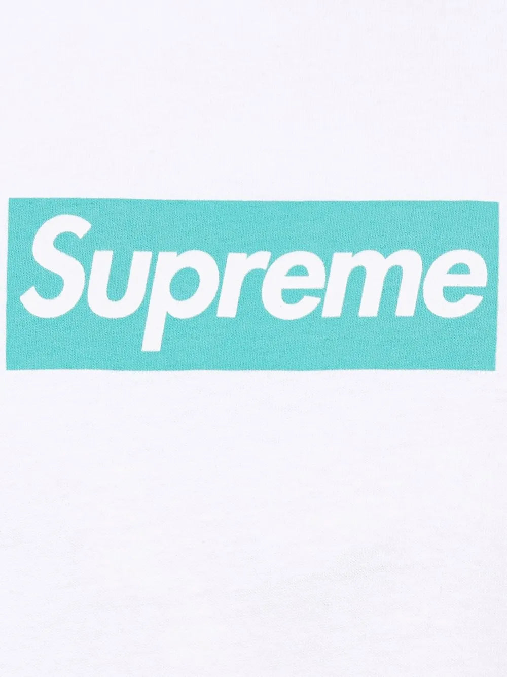 Supreme playera con logo de Supreme x Tiffany & Co. - Blanco - imagen 3