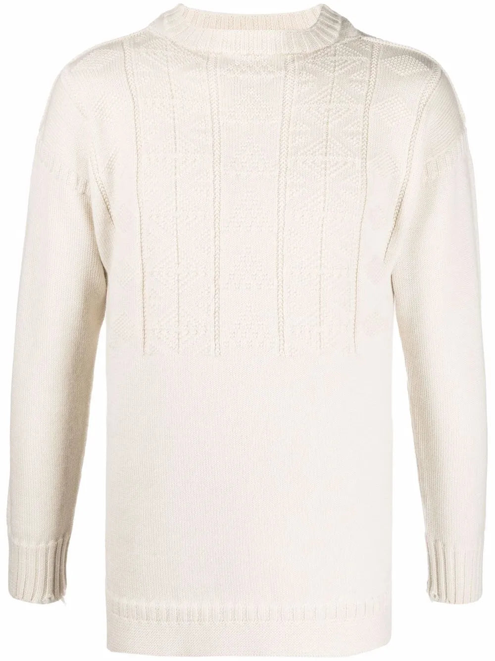 Maison Margiela suéter tejido con cuello redondo - Neutro - imagen 1