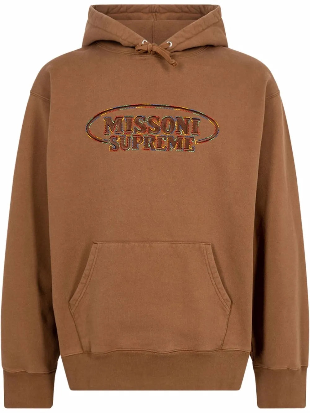 Supreme "hoodie ""FW21"" con logo bordado de Supreme x Missoni" - Marrón - imagen 1