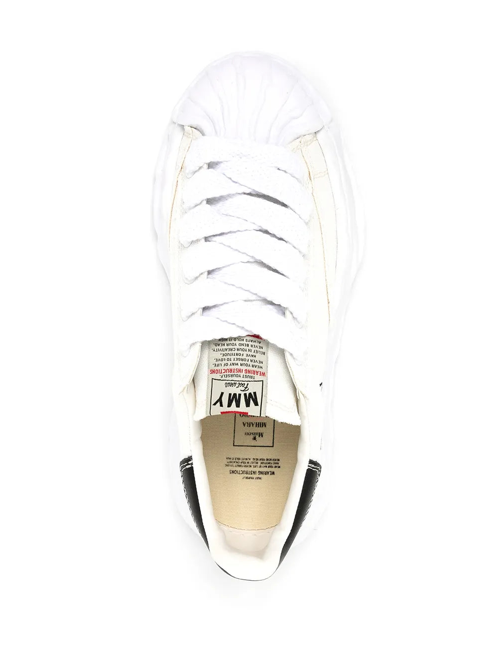 Maison MIHARA YASUHIRO tenis bajos Blakey - blanco