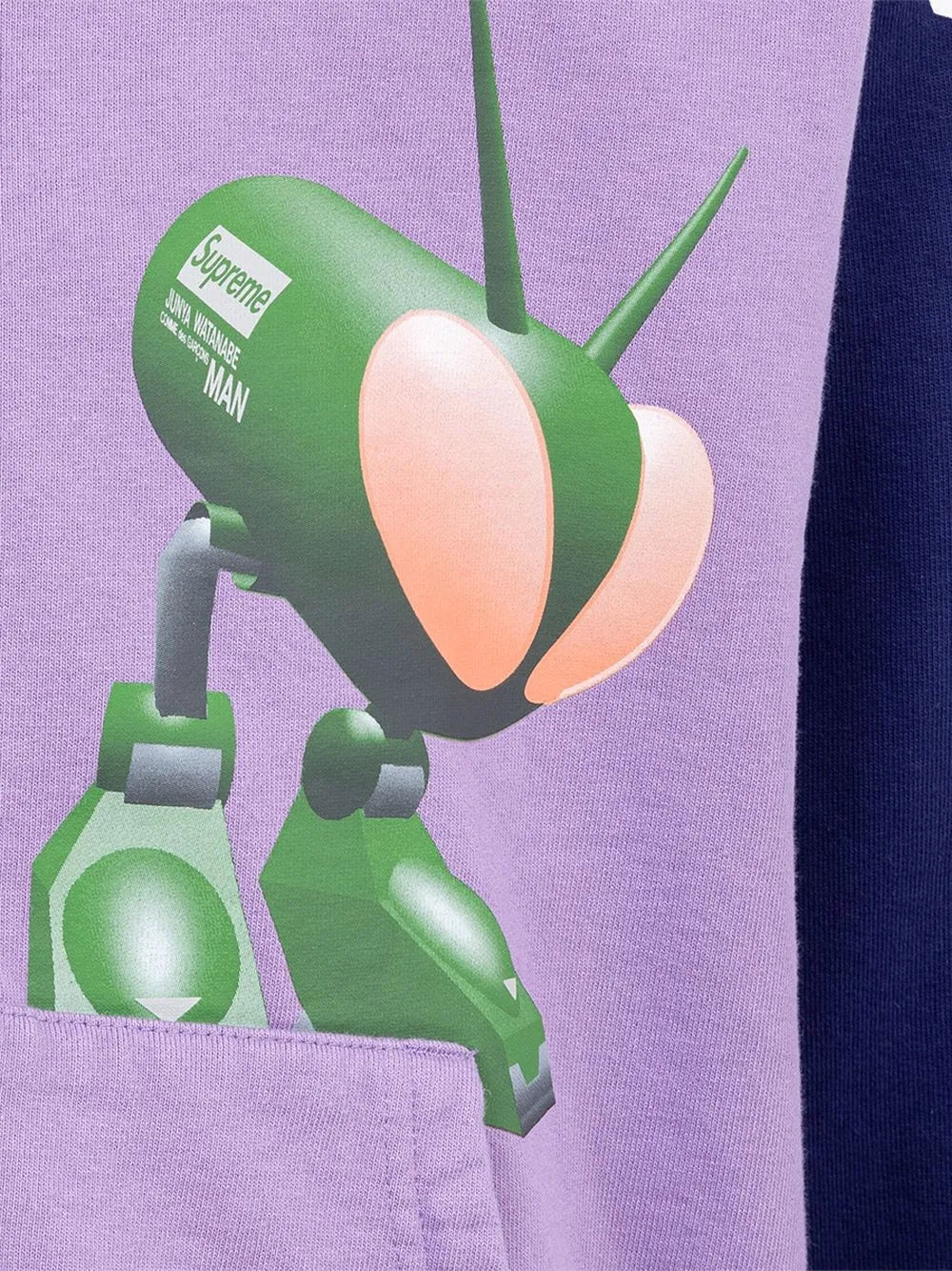 Supreme hoodie con cierre de Supreme x Junya Watanabe - Morado - imagen 3