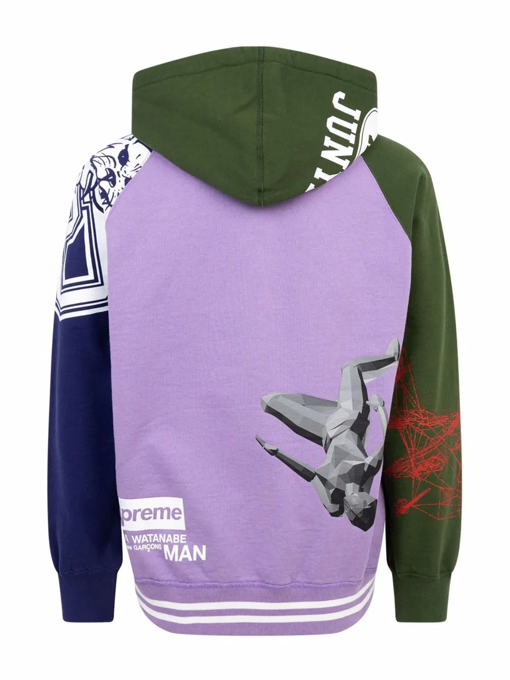 Supreme hoodie con cierre de Supreme x Junya Watanabe - Morado - imagen 2