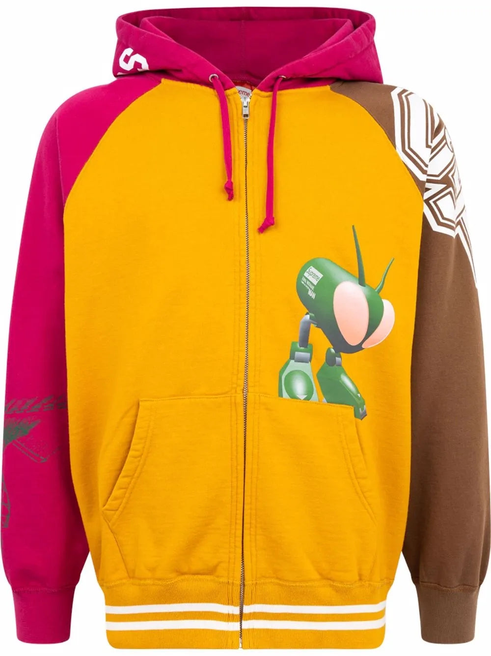 Supreme hoodie con cierre de Supreme x Junya Watanabe - Amarillo - imagen 1