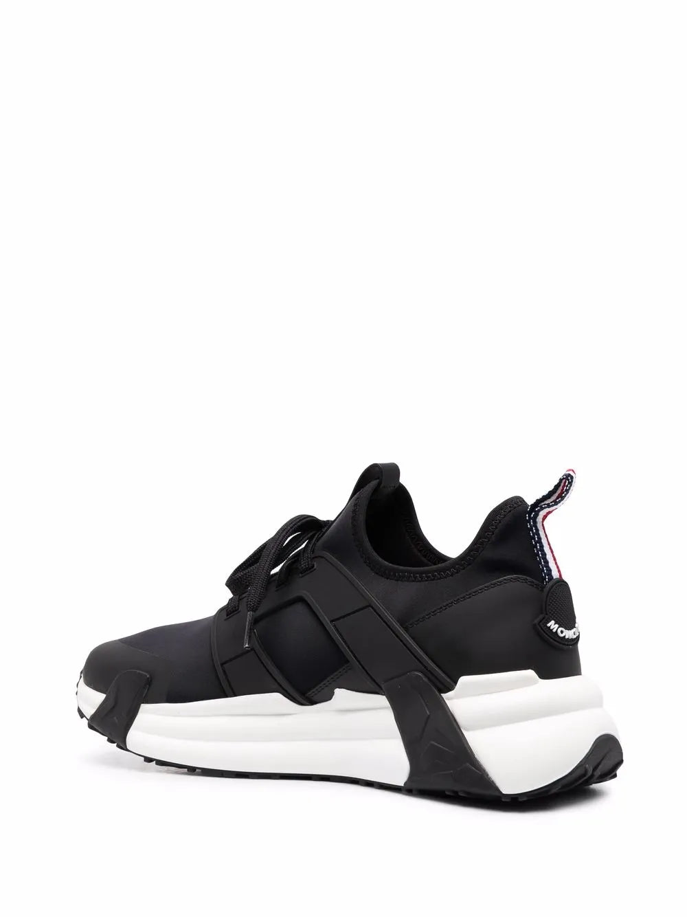 Moncler tenis con paneles y suela gruesa