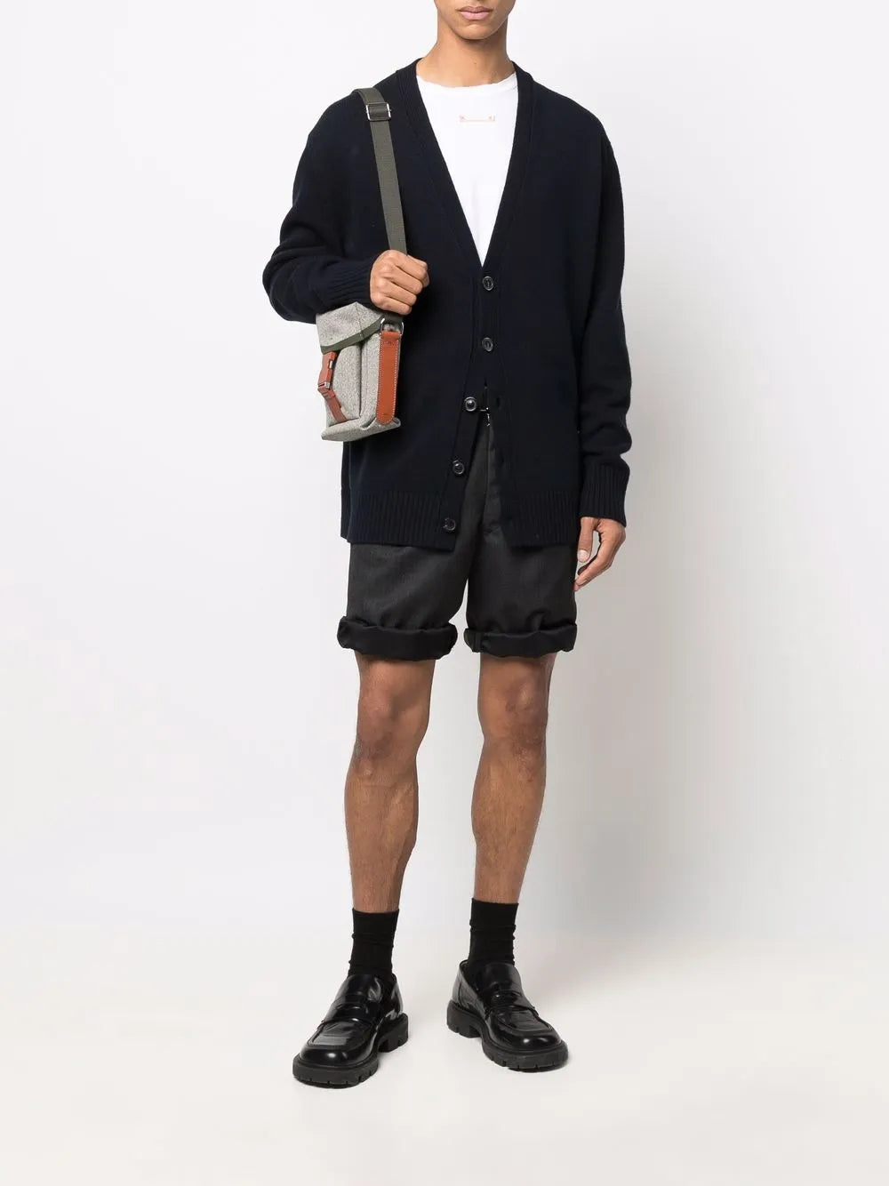 Maison Margiela cárdigan tejido oversize - Azul - imagen 2