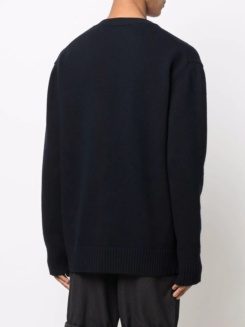 Maison Margiela cárdigan tejido oversize - Azul - imagen 4