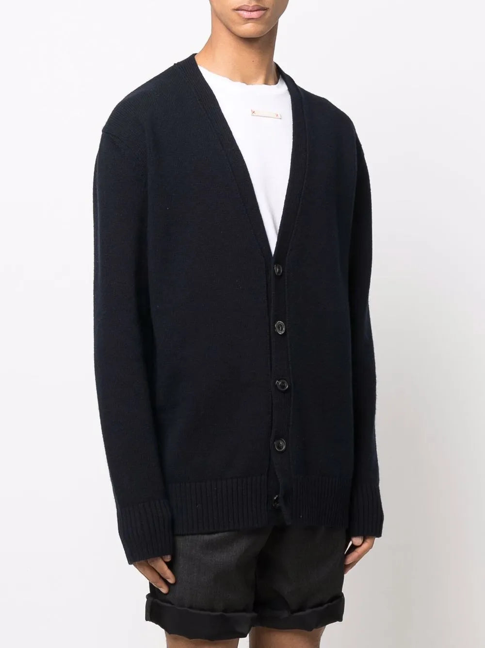 Maison Margiela cárdigan tejido oversize - Azul - imagen 3