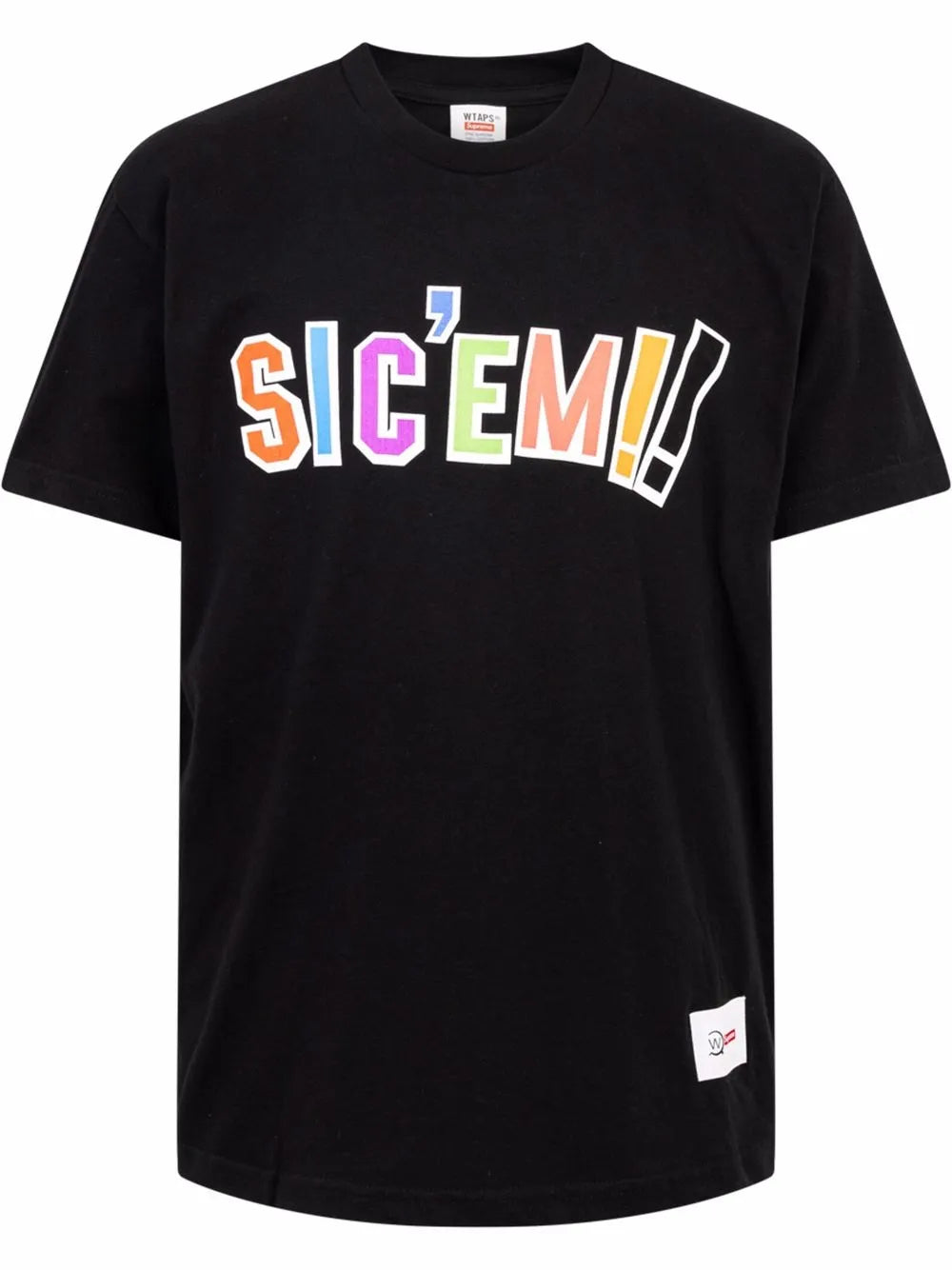 Supreme playera Sic'em! de Supreme x WTAPS - Negro - imagen 1