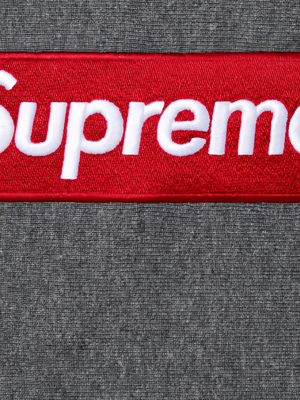 Supreme hoodie con logo estampado - Gris - imagen 2