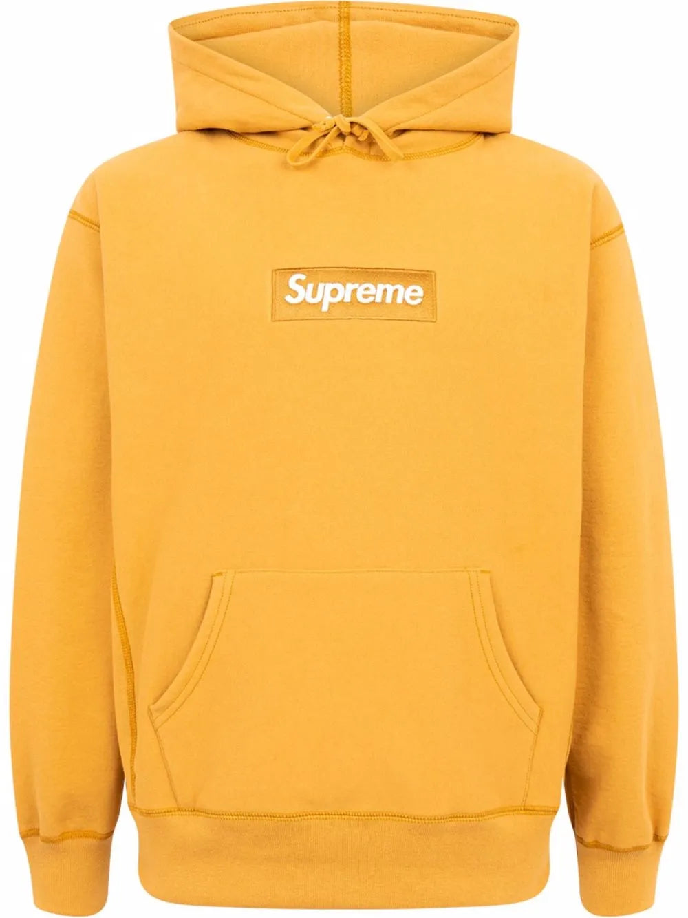 Supreme hoodie con logo estampado - Naranja - imagen 1